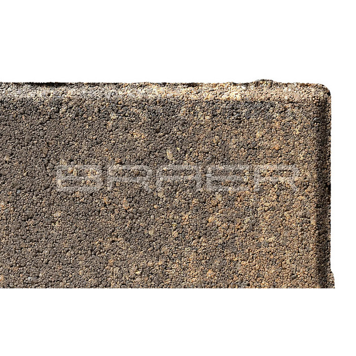 Брусчатка Braer Прямоугольник (кирпич) ColorMix 200х100х60 мм цвет Туман фото 2
