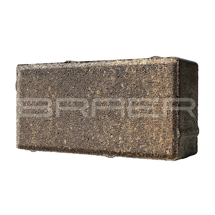 Брусчатка Braer Прямоугольник (кирпич) ColorMix 200х100х60 мм цвет Туман фото 3