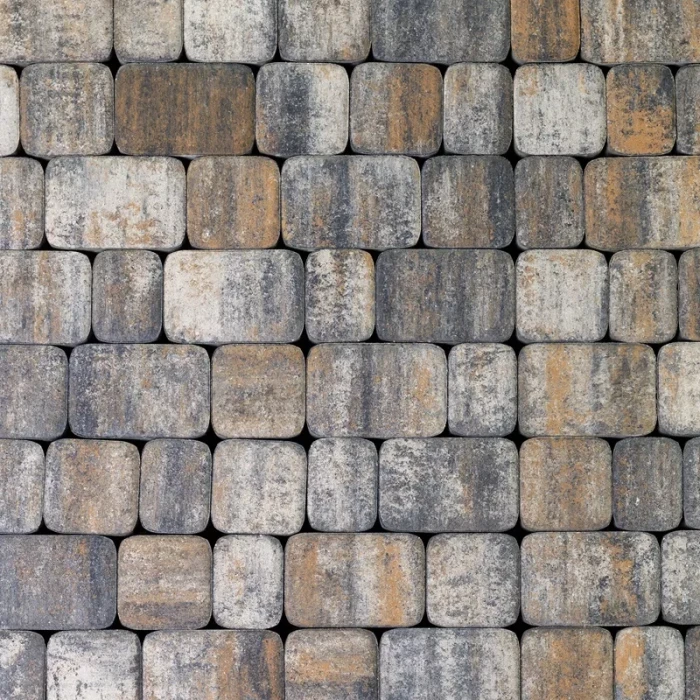 Тротуарная плитка 342 механический завод Классика ColorMix 60мм Карелия