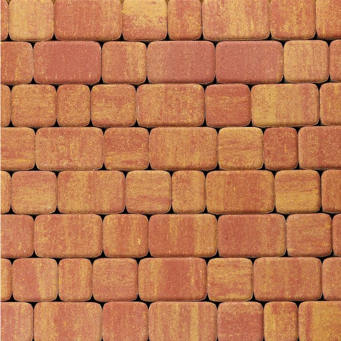 Тротуарная плитка 342 механический завод Классика ColorMix 60мм Милан