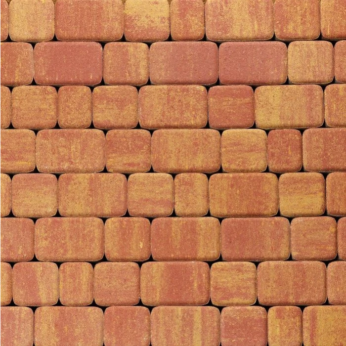 Тротуарная плитка 342 механический завод Классика ColorMix 60мм Милан