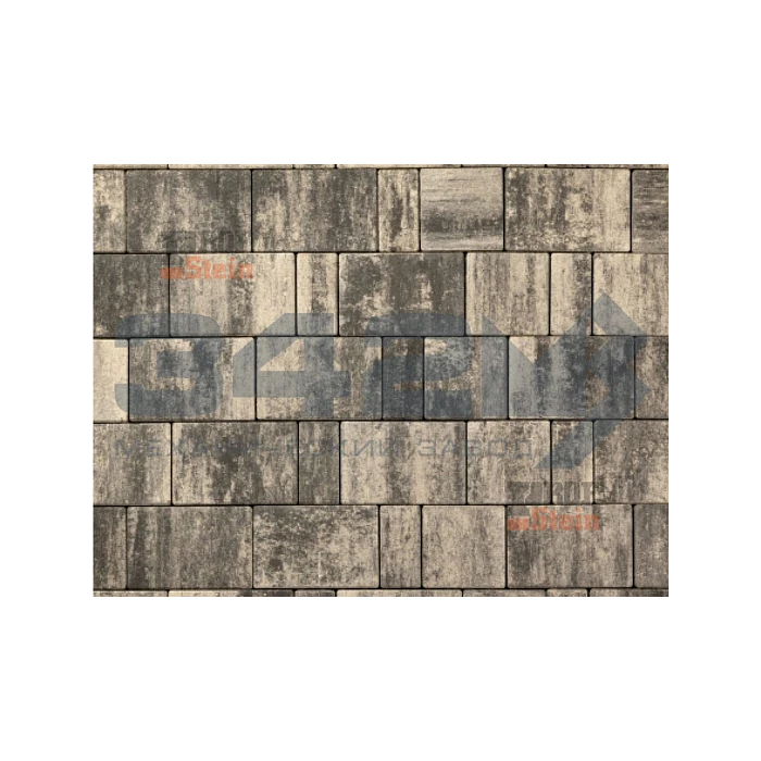 Тротуарная плитка 342 Механический завод Новый Город Классик ColorMix 80 мм Арктика