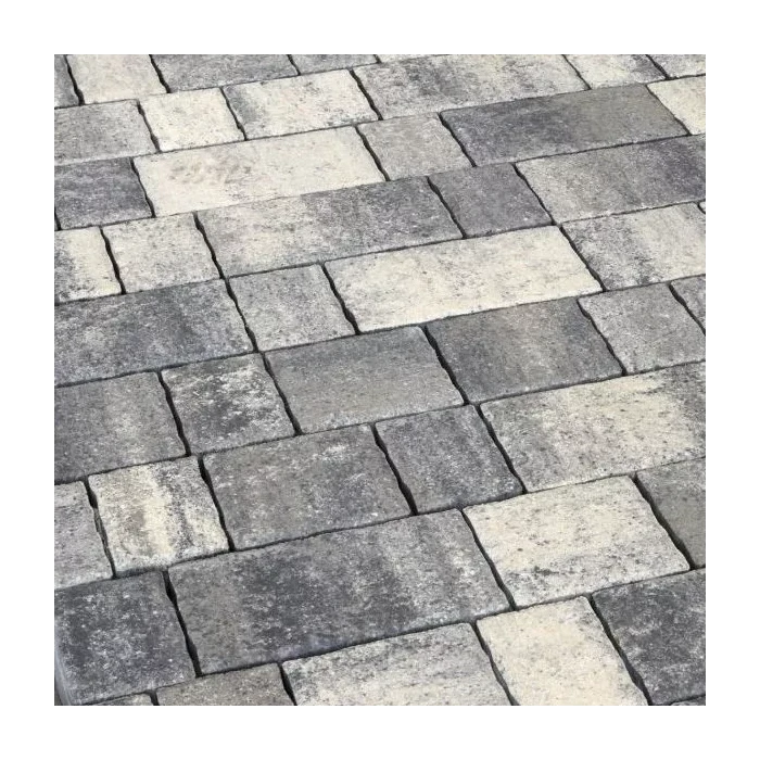 Тротуарная плитка Фабрика Готика Старый город 260х160х60, 160х160х60, 100х160х60 мм Монохром