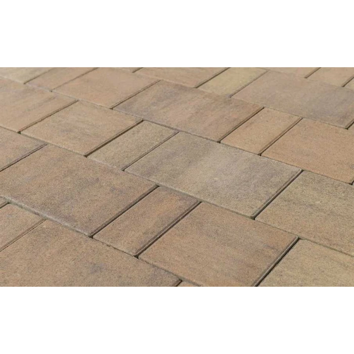 Тротуарная плитка Квадрат Braer 300х300х80мм Color Mix цвет 