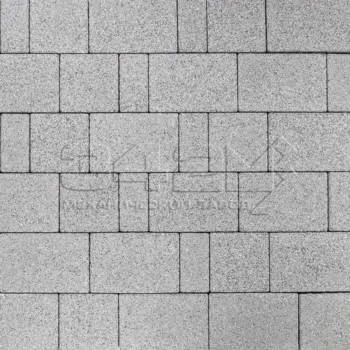 Тротуарная плитка 342 Механический завод Новый Город 60мм коллекция Гранит цвет Морис