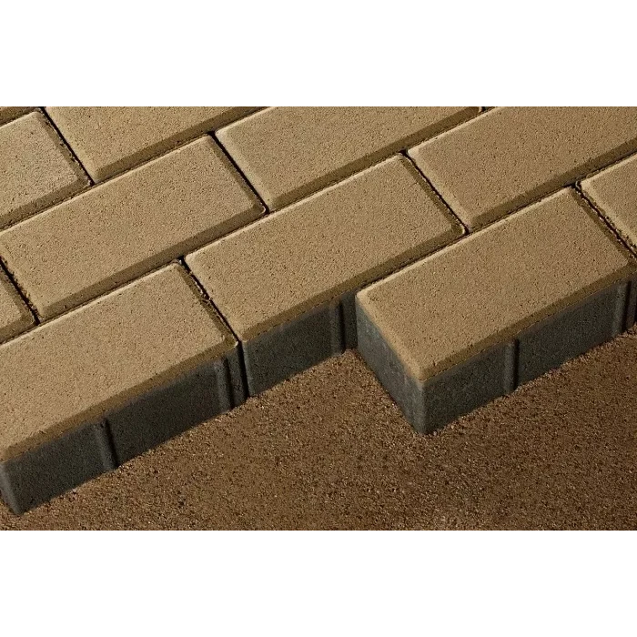 Брусчатка 342 механический завод Прямоугольник 200х100х60 мм Желтый