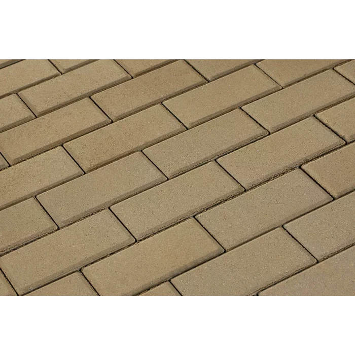 Брусчатка 342 механический завод Прямоугольник 200х100х60 мм Палевый