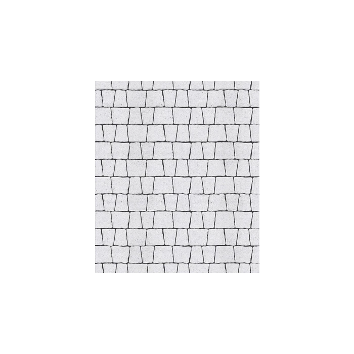 Тротуарный камень Выбор Антик Стоунмикс Б.3.А.6 60мм Белый