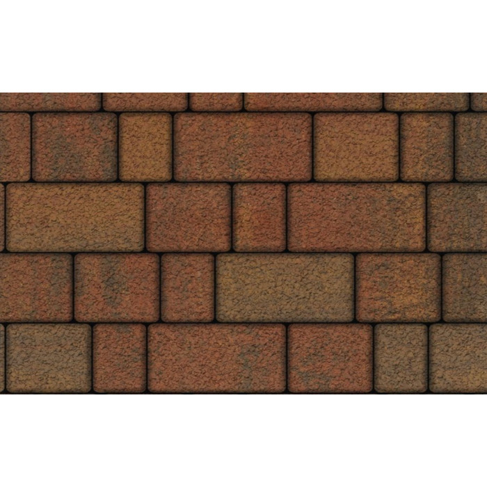 Тротуарная плитка Выбор Старый город Листопад 1Ф.8 80 мм Арабская ночь