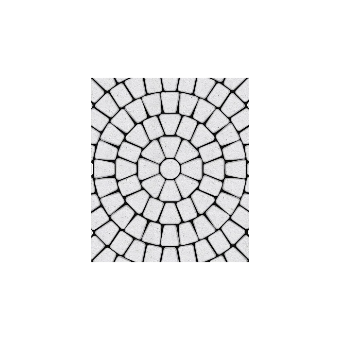 Тротуарный камень Выбор Классико Стоунмикс А.1.КО.4 40 мм Белый