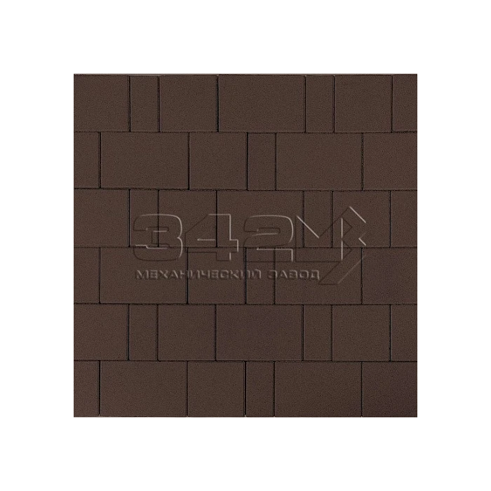 Тротуарная плитка Artstein Новый город 60 мм Коричневый