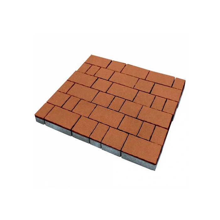 Тротуарная плитка Старый Город 60 мм Оранжевый
