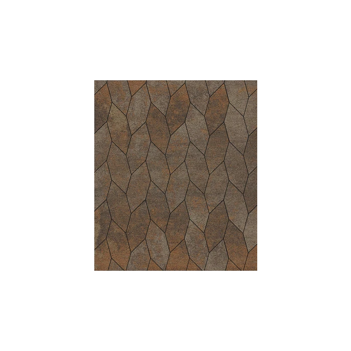 Тротуарная плитка Выбор Скошенный шестиугольник Б.1.ШГ.6 60 мм Листопад Клен