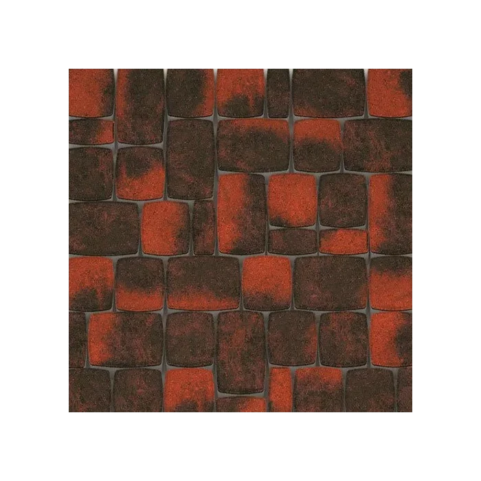 Тротуарная плитка Каменный Век Классико Модерн ColorMix 60 мм Черно-красный