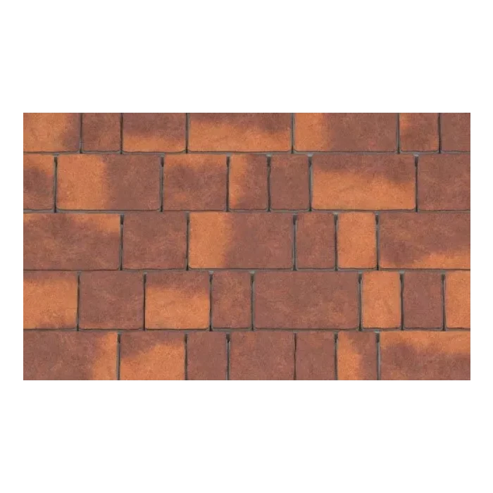 Тротуарная плитка Каменный Век Старый город ColorMix 60 мм. Коричнево-оранжевый