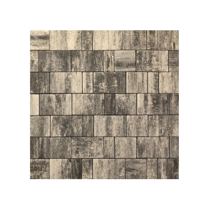 Тротуарная плитка 342 Механический завод Новый Город ColorMix 40мм Арктика