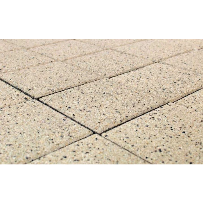 Тротуарная плитка Braer ЛУВР Квадрат 200х200х60 мм Мрамор