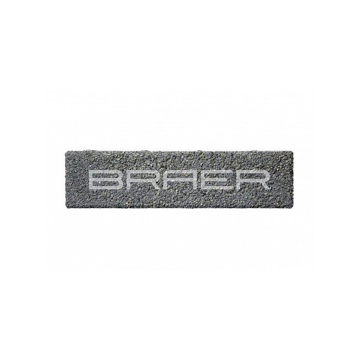 Тротуарная плитка Braer Ригель 2.0 320x80x60 мм Гранит на черном