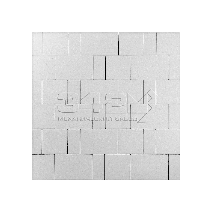 Тротуарная плитка 342 Механический завод Новый Город Классик 80 мм Белый