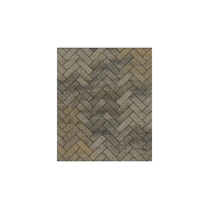 Тротуарная плитка Выбор Паркет Б.4.П.6 Искусственный камень Базальт