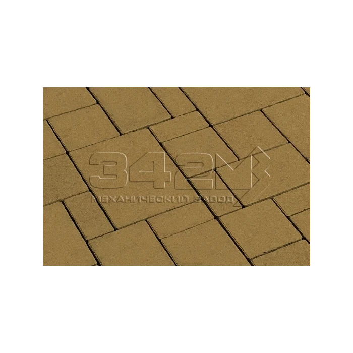 Тротуарная плитка 342 Механический завод Бавария 60мм Оливковый