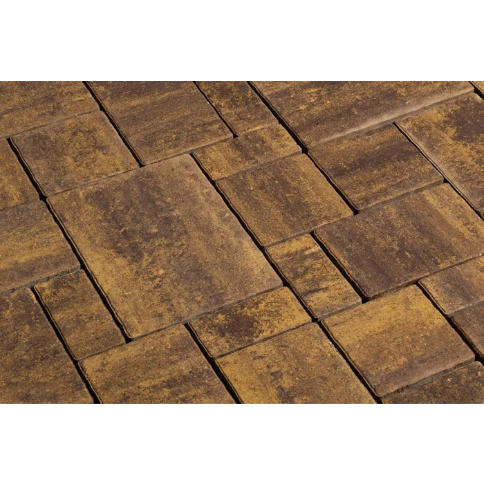 Тротуарная плитка 342 Механический завод Бавария ColorMix 60мм Каньон