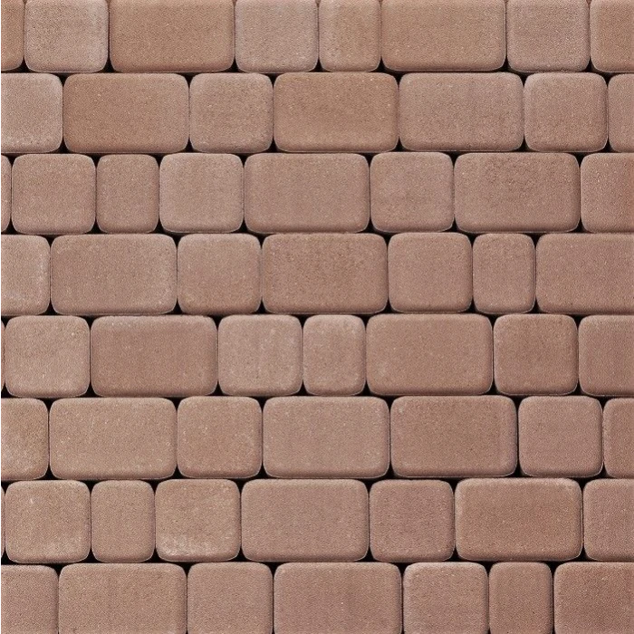 Тротуарная плитка 342 механический завод Классика 60 мм Капучино