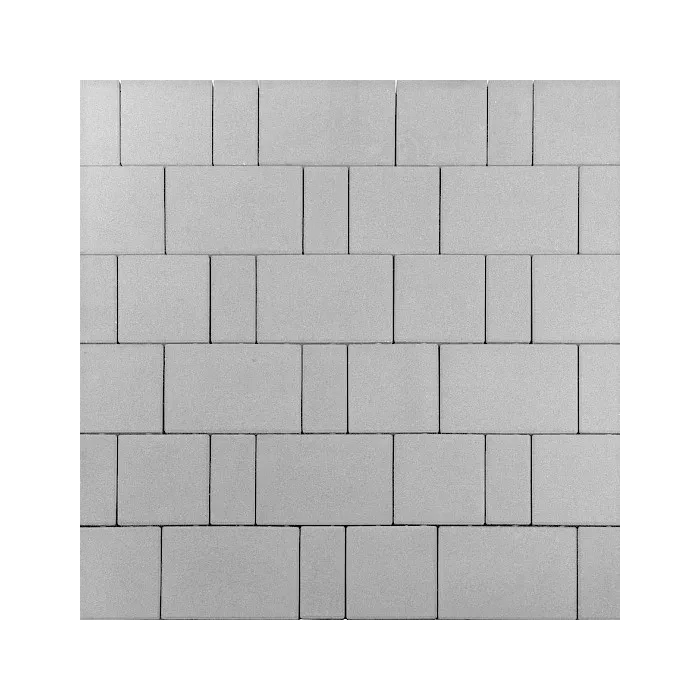 Тротуарная плитка 342 Механический завод Новый Город 60 мм Светло-серый