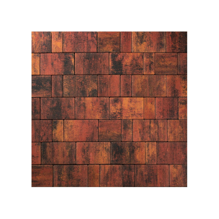 Тротуарная плитка 342 Механический завод Новый Город ColorMix 40мм Вулкан