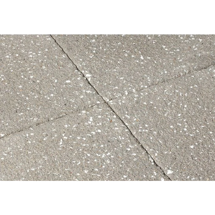 Тротуарная плитка 342 Механический завод Квадрат 500х500х40 мм дробеструйная с мраморной крошкой цвет Серый