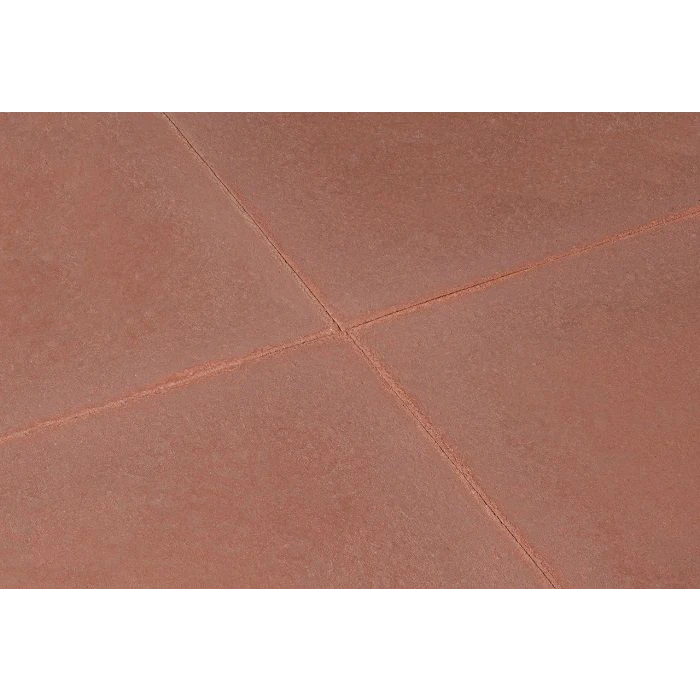 Тротуарная плитка Квадрат 342 механический завод 500х500х40 мм, цвет Красный