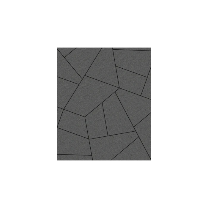 Тротуарная плитка Выбор Оригами Б.4.Фсм.8 80 мм Стандарт Серый