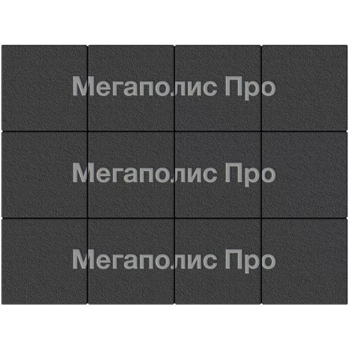 Тротуарные плиты Выбор Квадрум  В.1.К.10 300х300х100 мм Гранит Черный фото 4