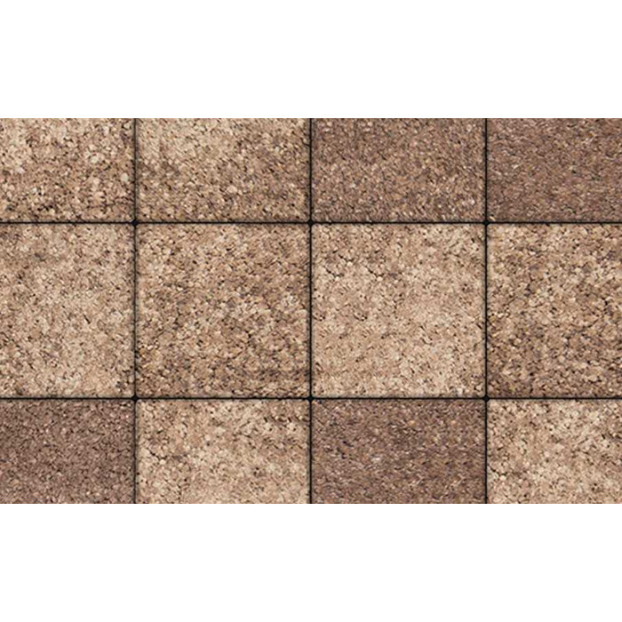 Тротуарные плиты Выбор Квадрум  В.1.К.10 300х300х100 мм Листопад Гранит Мокко