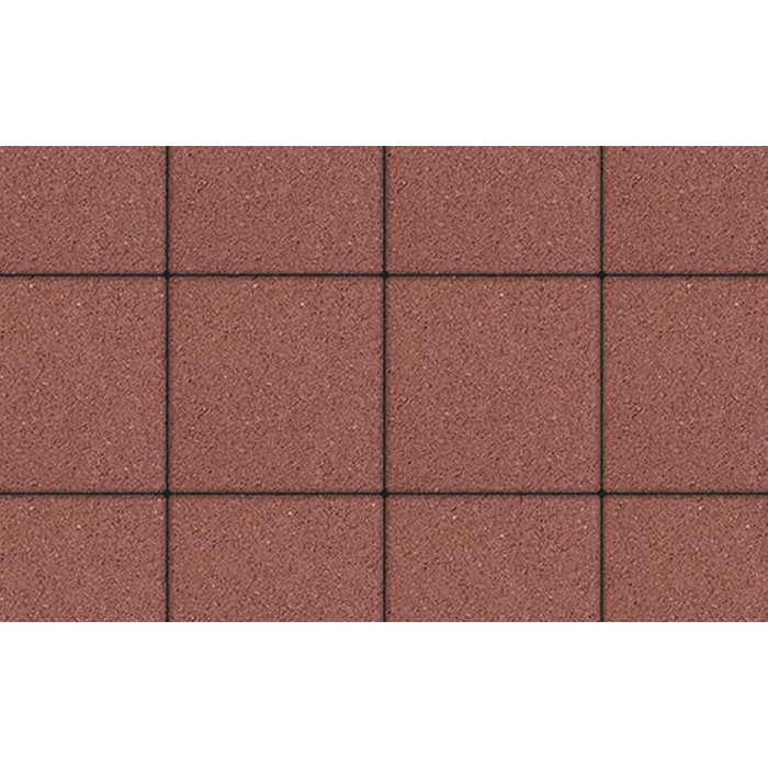 Тротуарные плиты Выбор Квадрум  В.1.К.10 300х300х100 мм Стандарт Красный