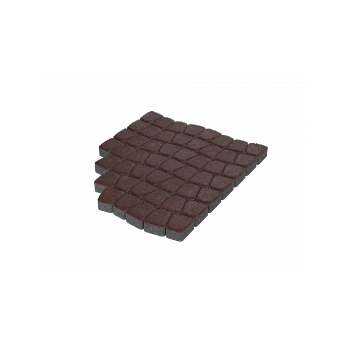Тротуарная плитка Stellard Классико 60 мм Бордовый