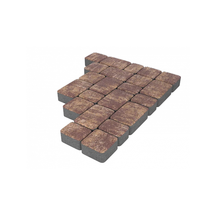 Тротуарная плитка Stellard Старый город 40 мм Гавана