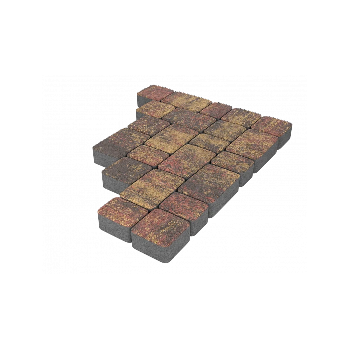 Тротуарная плитка Stellard Старый город 40 мм Закат