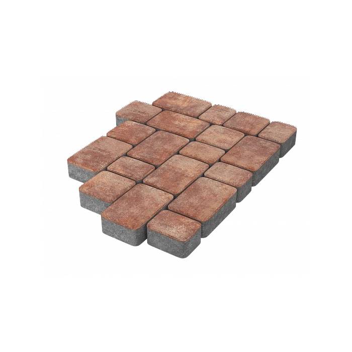 Тротуарная плитка Stellard Старый город 60 мм Санрайз