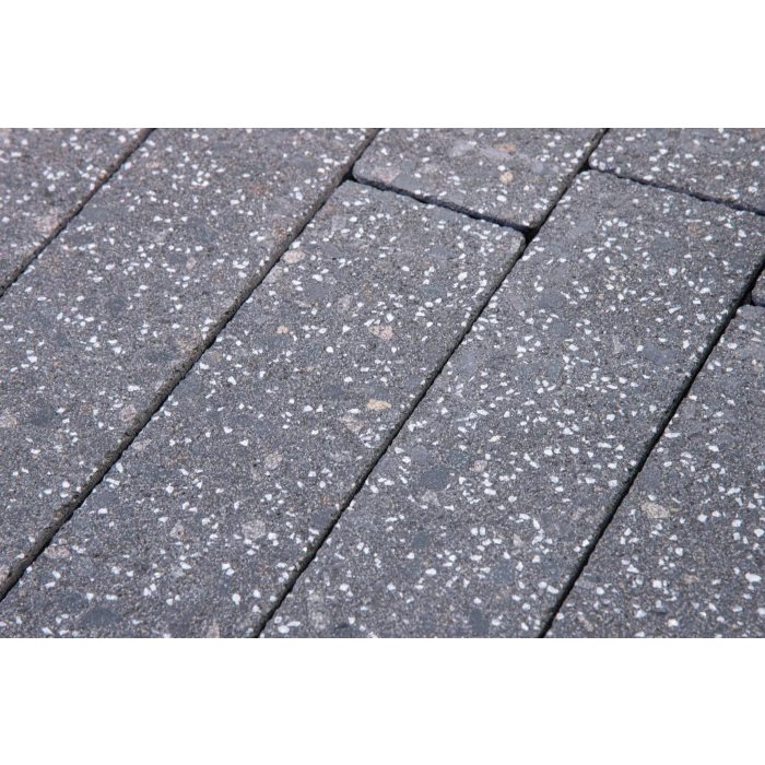 Тротуарная плитка Фабрика Готика Квадрат 400х400х100 мм Ильменит FINERRO