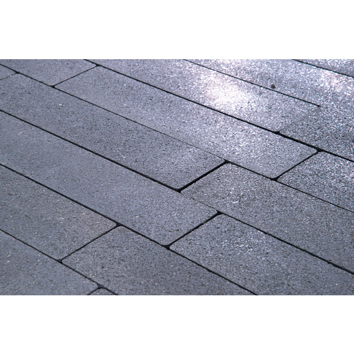 Тротуарная плитка Фабрика Готика Квадрат 400х400х60 мм Амфиболит FINO