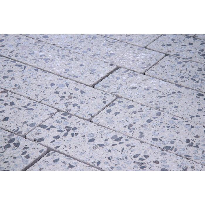 Тротуарная плитка Фабрика Готика Квадрат 400х400х80 мм Грис Парга FINERRO