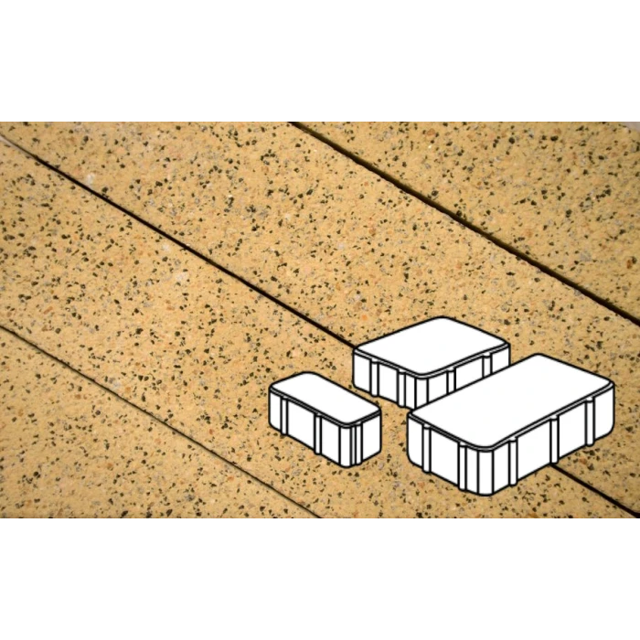 Тротуарная плитка Фабрика Готика Новый Город 60 мм Жельтау FINO