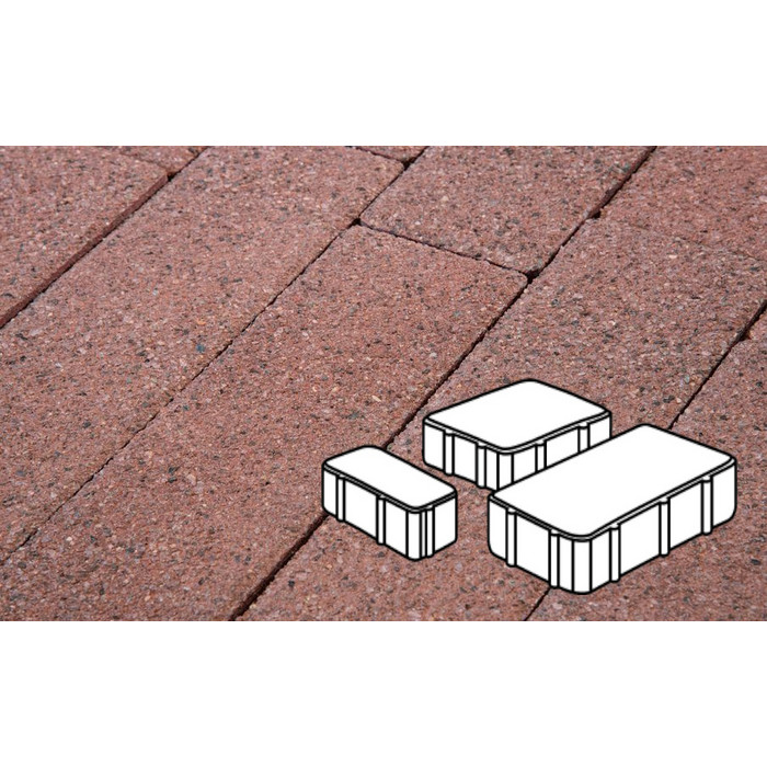 Тротуарная плитка Фабрика Готика Новый Город 80 мм Голд Кристалл