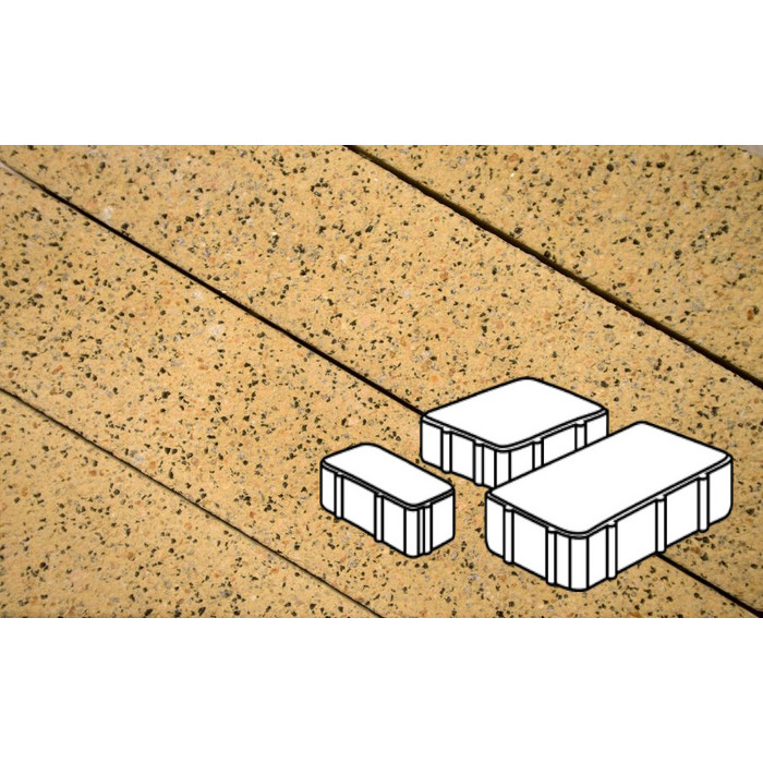 Тротуарная плитка Фабрика Готика Новый Город 80 мм Жельтау FINO