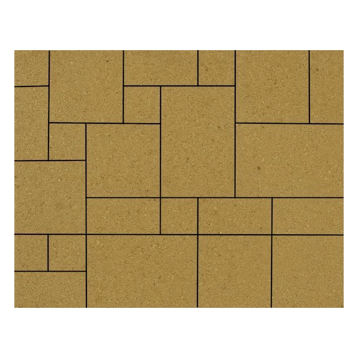 Тротуарная плитка 342 Механический завод Вилла 80 мм Оливковый