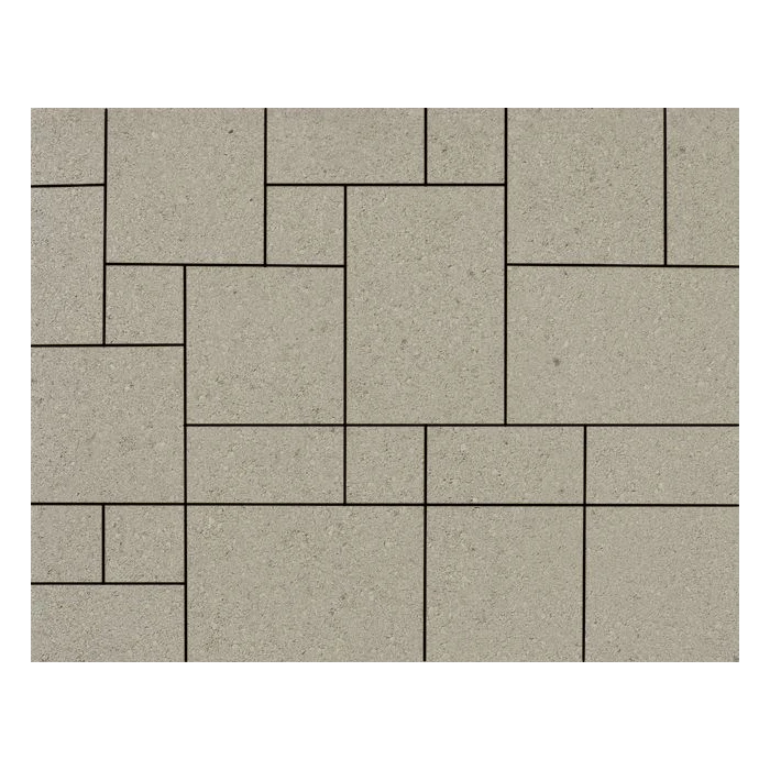 Тротуарная плитка 342 Механический завод Вилла 80 мм Серый