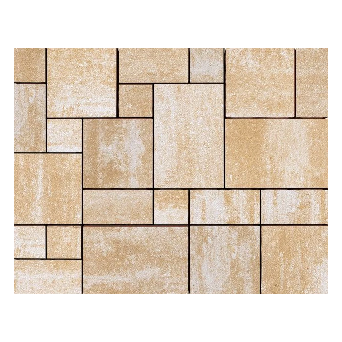 Тротуарная плитка 342 Механический завод Вилла ColorMix 80мм Каракум