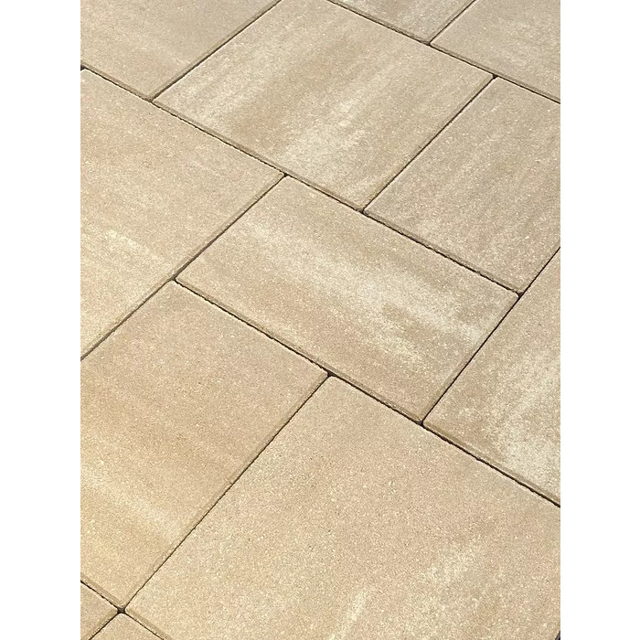 Тротуарная плитка Koldiz Брусчатка 60 мм Оникс Песочный