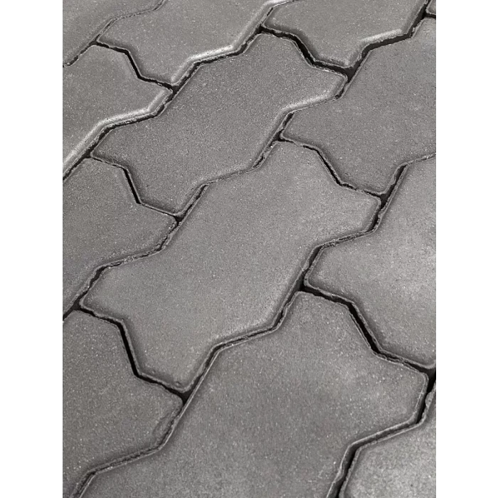 Тротуарная плитка Koldiz Волна 60 мм Стандарт Серый